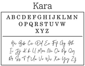 Kara Book Plate Stamp