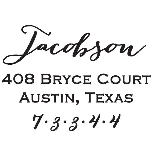 Jacobson Return Address Embosser