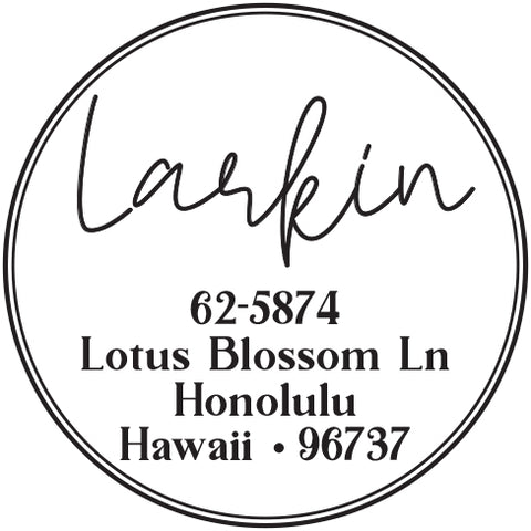 Larkin Return Address Stamp
