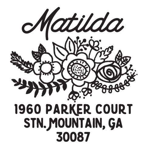 Matilda Return Address Embosser