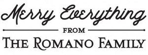 Romano Holiday Rectangle Personalized Self Inking Return Address Stamp