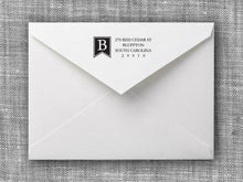 Braden Rectangle Personalized Self Inking Return Address Stamp on Envelope