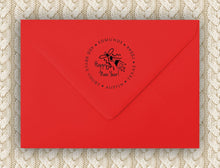 Happy New Year Return Address Stamp