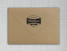 Matthews Personalized Self-inking Round Return Address Design on Envelope