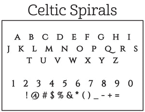Celtic Spirals Return Address Stamp