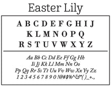 Easter Lily Return Address Stamp