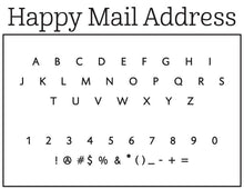 Happy Mail Address Stamp