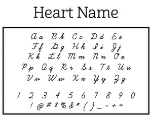 Heart Name Embosser
