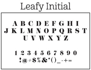 Leafy Initial Embosser