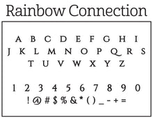 Rainbow Connection Return Address Stamp