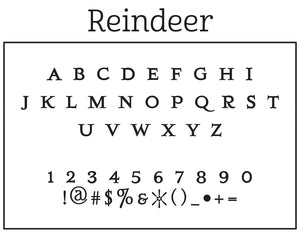 Reindeer Return Address Embosser