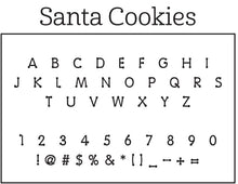 Holiday Personalized Self-inking Round Return Address Stamp Font