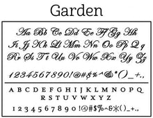 Garden Personalized Self-inking Round Return Address Stamp on Envelope