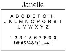 Janelle Return Address Embosser