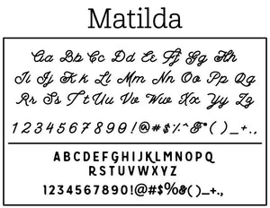 Matilda Return Address Embosser