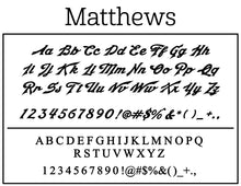 Matthews Personalized Self-inking Round Return Address Design Font