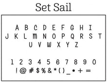 Kelly Hughes Set Sail Personalized Self-inking Round Return Address Stamp Font