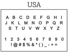 Usa Personalized Self-inking Round Return Address Stamp Font