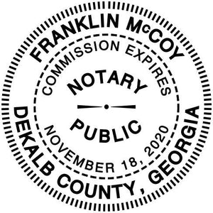 Round Notary Seal Embossers