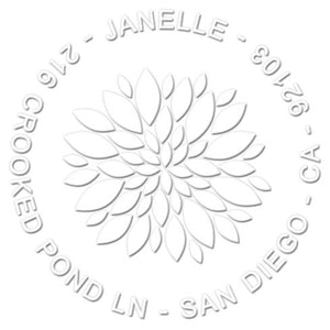 Janelle Return Address Embosser