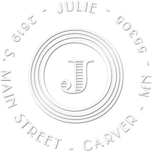 Julie Return Address Embosser