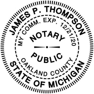 PSA Essentials Notary Stamp Michigan