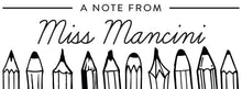 Miss Mancini Teacher Stamp