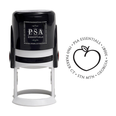 Round PSA Essentials Personalized Self-Inking Return Address Stamp