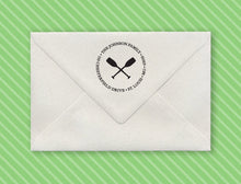 Kelly Hughes Rowing Return Address Stamp