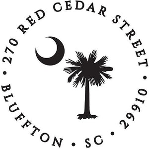 South Carolina Palm Stamp