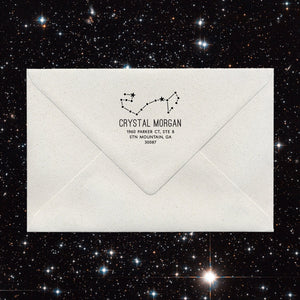 Zodiac Constellation Return Address Stamps