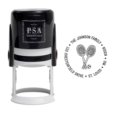 Round PSA Essentials Personalized Self-Inking Return Address Stamp