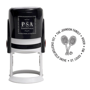 Round PSA Essentials Personalized Self-Inking Return Address Stamp