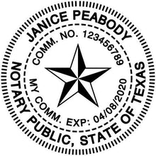 PSA Essentials Notary Stamp Texas