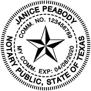 PSA Essentials Notary Stamp Texas